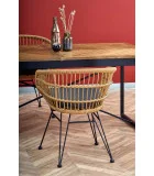 ALVARO EXPANDABLE TABLE, TOP - HONEY OAK, LEG - BLACK order